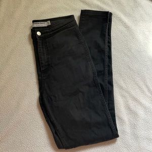 Black High Waisted American Apparel Jeans (M)